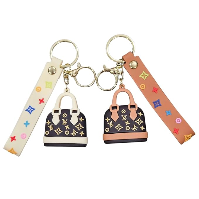 personalised key chain mini branded bag keychains