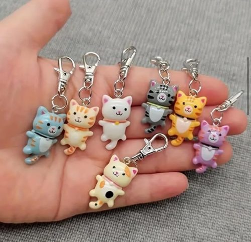 cat bag charm 3 pc cute mini cat bag hanging keychain
