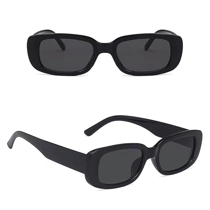 square sun glasses retro rectangle sunglass pack of 1